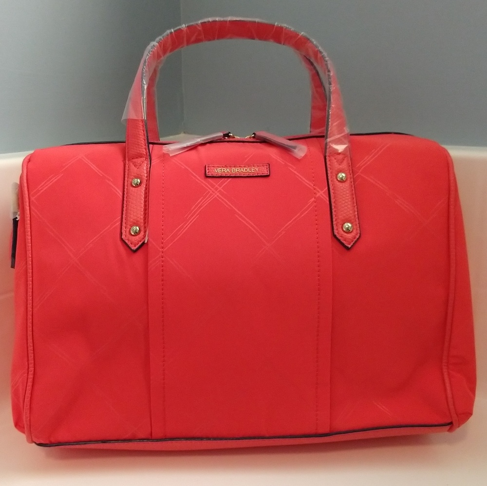 Vera Bradley Preppy Poly Marlo Satchel